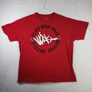 Flag Nor Fail T Shirt‎ Mens Red Settle Never Athletic Training Gym Tee